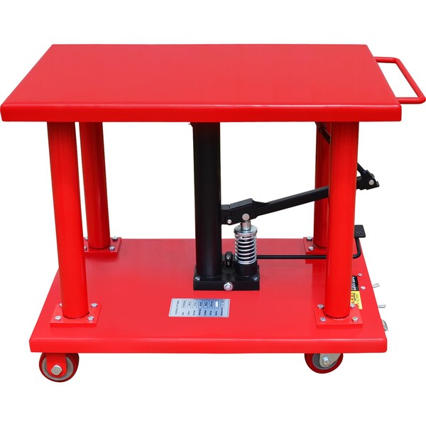 Pake Handling Tools Low Profile Post Lift Table, 2000 Lb. Cap., 36x24 Platform, 30 to 48 Lift Range PAKMD2048A - main